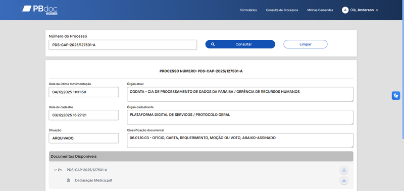Consulta Pública de Processos - Busca e Acompanhamento