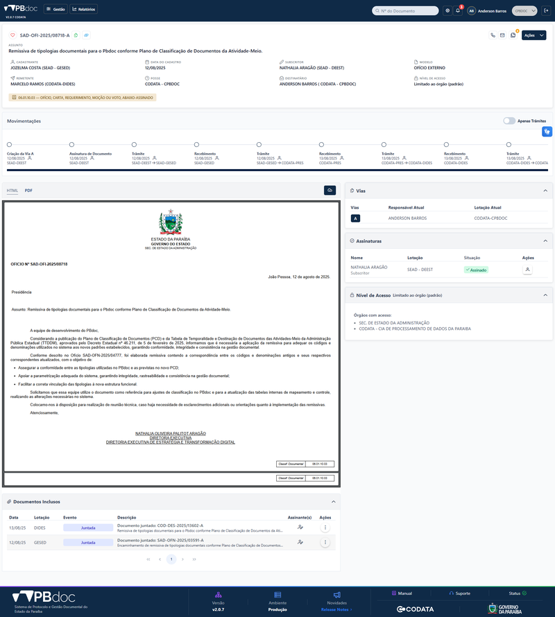 Novo PBdoc - Visualização de Documento e Assinaturas